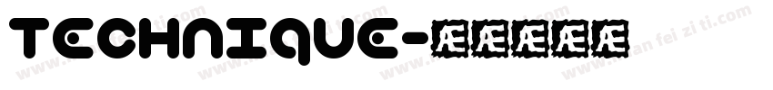 Technique字体转换