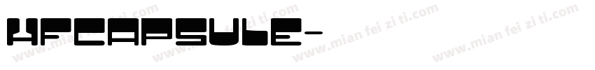 HFCapsule字体转换
