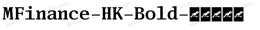 MFinance-HK-Bold字体转换