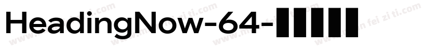 HeadingNow-64字体转换