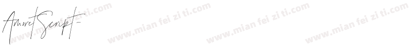 AmoretScript字体转换