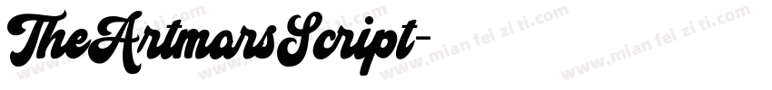 TheArtmarsScript字体转换