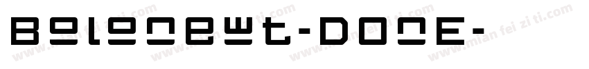 Bolonewt-DOnE字体转换