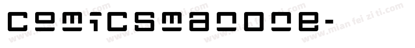 ComicsmanOne字体转换
