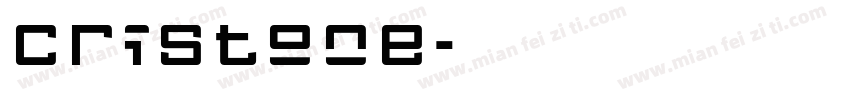 Cristone字体转换