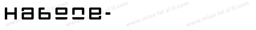 Habone字体转换
