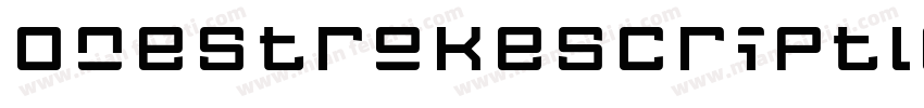 Onestrokescriptletpl字体转换