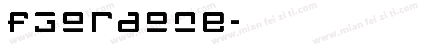 fjordone字体转换