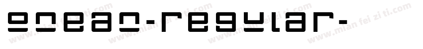 onean-regular字体转换