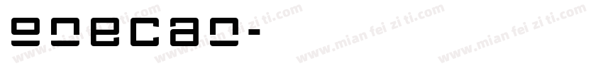 onecan字体转换