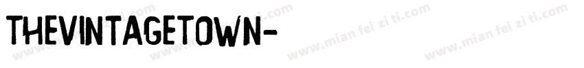 TheVintageTown字体转换
