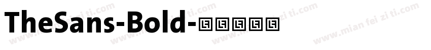 TheSans-Bold字体转换