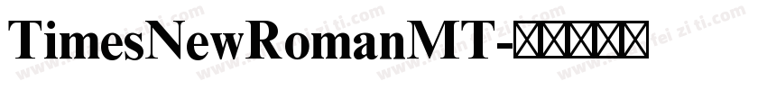 TimesNewRomanMT字体转换