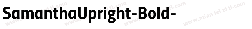 SamanthaUpright-Bold字体转换