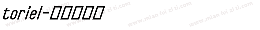 toriel字体转换