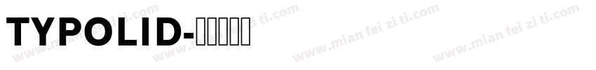 TYPOLID字体转换