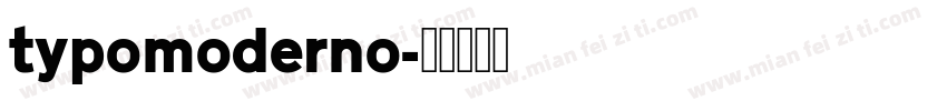 typomoderno字体转换
