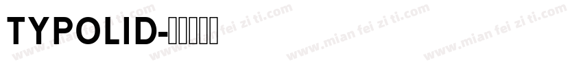 TYPOLID字体转换