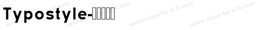 Typostyle字体转换