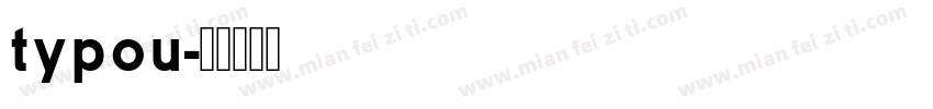 typou字体转换