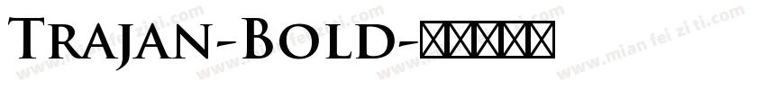 Trajan-Bold字体转换