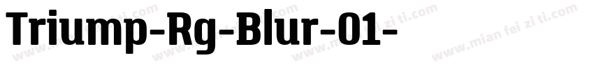 Triump-Rg-Blur-01字体转换