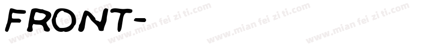 front字体转换