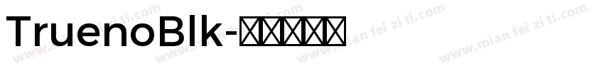 TruenoBlk字体转换