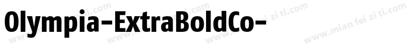Olympia-ExtraBoldCo字体转换