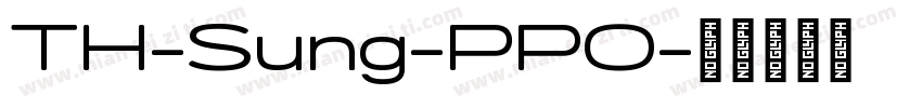 TH-Sung-PP0字体转换