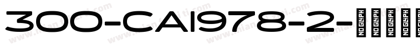 300-CAI978-2字体转换