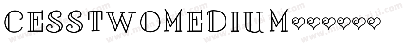 CESSTwoMedium字体转换