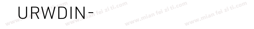 字体下载URWDIN字体转换