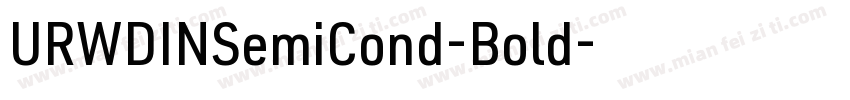 URWDINSemiCond-Bold字体转换