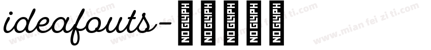 ideafouts字体转换