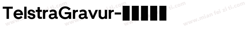 TelstraGravur字体转换