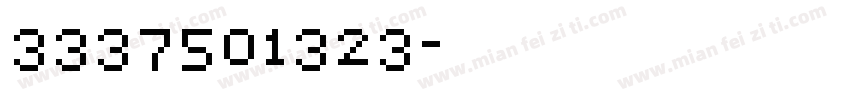 3337501323字体转换