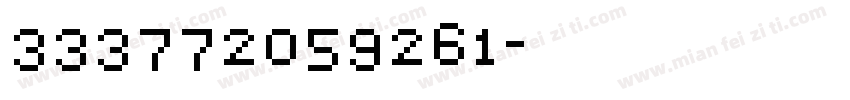 333772059261字体转换