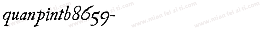 quanpintb8659字体转换