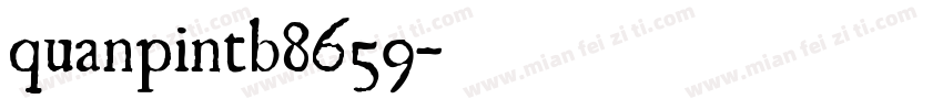 quanpintb8659字体转换