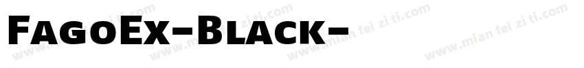 FagoEx-Black字体转换