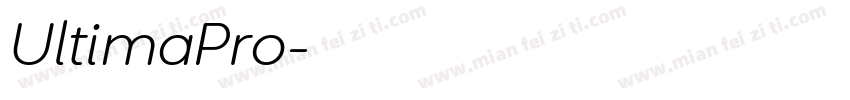 UltimaPro字体转换