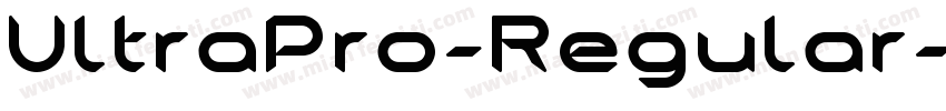 UltraPro-Regular字体转换