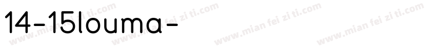 14-15louma字体转换