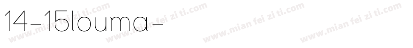 14-15louma字体转换