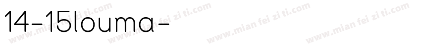14-15louma字体转换