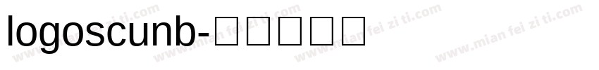 logoscunb字体转换