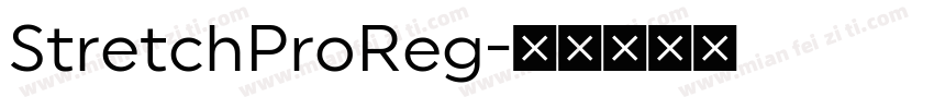 StretchProReg字体转换