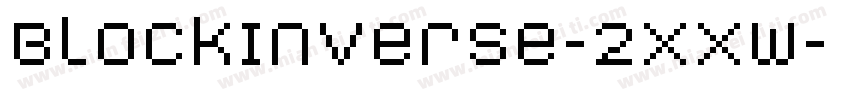 BlockInverse-2XXw字体转换