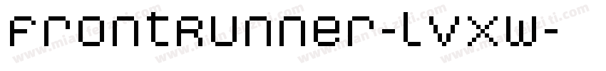 FrontRunner-lvXw字体转换